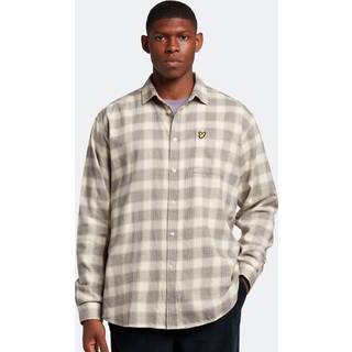 Lyle And Scott Check Overshirt Beige