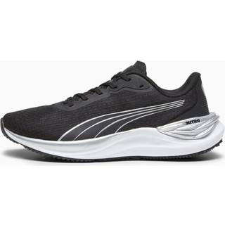 Puma Electrify Nitro 3 Neutral Running Shoe Women - Black, Silver, Size 7 - black