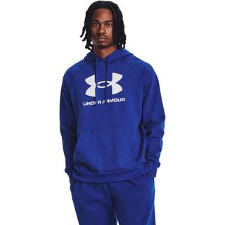 Sweatshirt med hætte Under Armour UA Rival Fleece Logo HD-BLU 1379758-400 Størrelse S