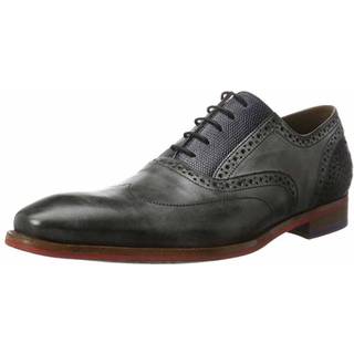 Floris van Bommel Herren Schuhe grau Glattleder