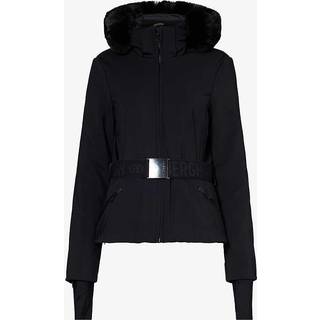 Goldbergh Hida faux fur-trimmed ski jacket - black - XXXL
