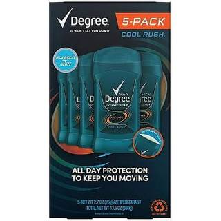 Grad m?nd t?r beskyttelse antiperspirant cool rush 2,7 oz - pakke med 5 - emballage kan variere
