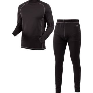 Trespass Trespass Adults Sandler Black Base Layer Set
