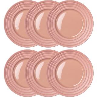 NJRD Lines tallerken Ø27 cm 6 stk. pink