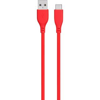 Goji USB-A til USB-C-kabel 2 m (rød) - På lager i butik