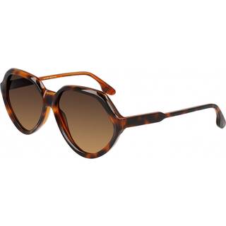 Victoria Beckham Kvinde VB624S 229 Solbriller Acetat Havana Brun Pilot Skygge