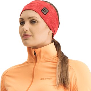 Microfleece shaped headband - Black