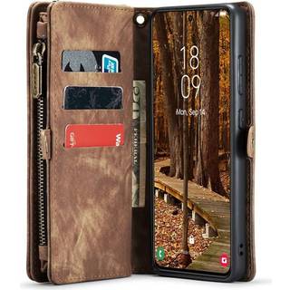CaseMe mobilcover 008 8-kort Samsung Galaxy S23 FE - Brun