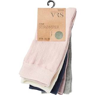 VRS børne 5-pak strømper str. 26/30 - multifarvet (På lager i butik)