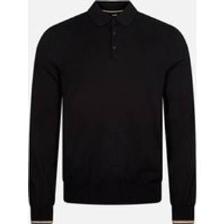 BOSS Black Herren Pullover schwarz unifarben