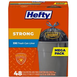 Heftige Strke Store Affaldsposer 33 Gallon 48 Antal