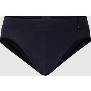 Schiesser Herren Rio-Slip blau Baumwolle & Mix unifarben