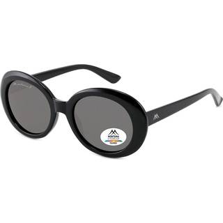 Montana Briller MP70 Polarized MP70 54 Solbriller Mænd Black - Shiny Black - 54mm