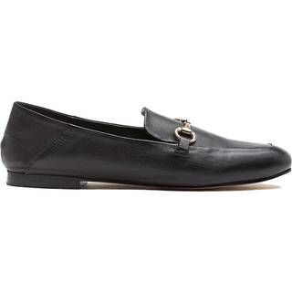 Mint Velvet Mint Velvet Black Leather Camille Loafers