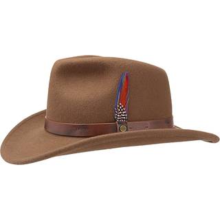 Stetson Stetson Aussie Western Woolfelt Hat - Sort, 55 (S) / Sort / Western