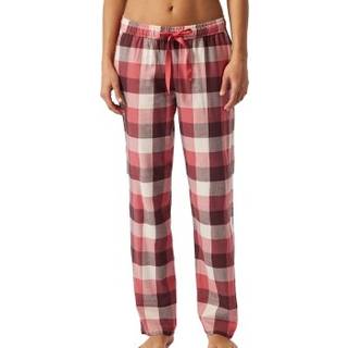 Schiesser Mix and Relax Long Flannel Pants - Red Pattern - 40 * Kampagne *