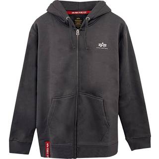 ALPHA INDUSTRIES Herren Sweatjacke grau unifarben