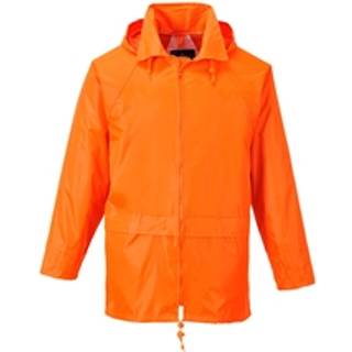 Klassisk regnjakke - Orange (Størrelse: XXL)