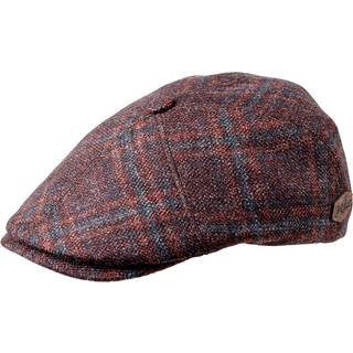 MJM Hats MJM Rebel 32 Virgin Wool Brown Check Sixpence, 58 (M) / Brun / Sixpence