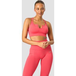 Ribbed Define Seamless Strappy Bra Coral Red
