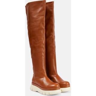 Isabel Marant Malyx leather over-the-knee boots - brown - EU 36