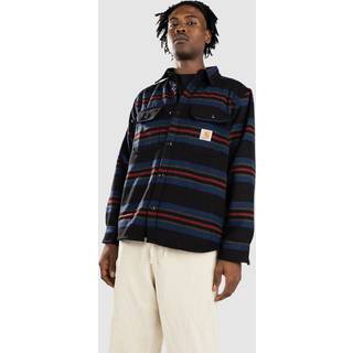 Shirt Carhartt WIP Oregon Shirt Jac UNISEX Starco Stripe/ Black S - Black - S