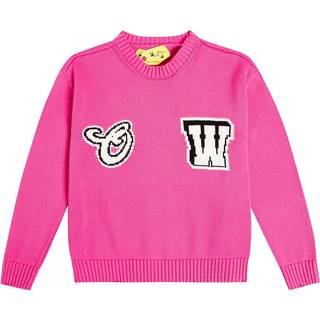 Off-White Kids Logo wool sweater - pink - Y 4