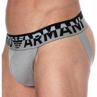 Armani Cotton Jockstrap - Grey - Large