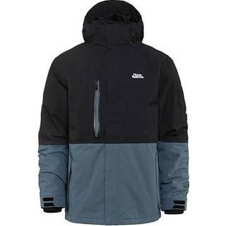 Horsefeathers Ripple Jakke - L - black/blue mirage