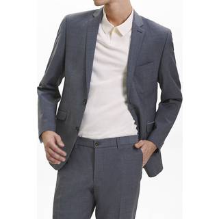 Sunwill 2015-6904 uldblazer i modern fit Herre / Blazer Medium Grey 26