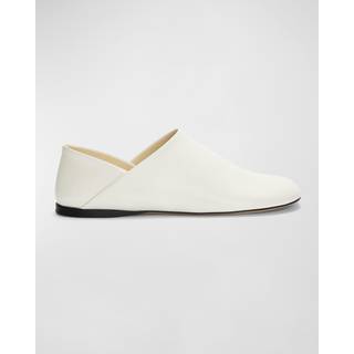 Loewe Toy leather slippers - white - EU 35