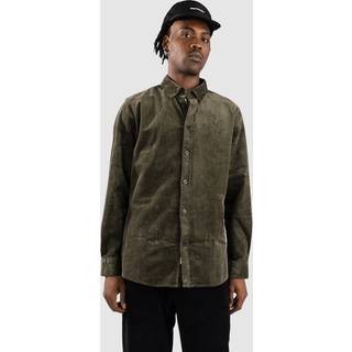 Anerkjendt Akleif Corduroy Skjorte - S - forest night