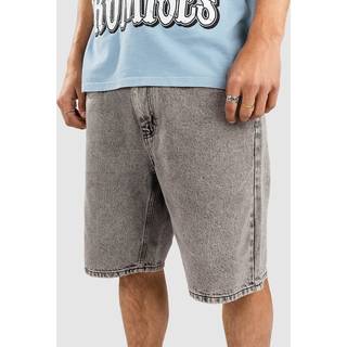Empyre Loose Fit Sk8 Short Denim Shorts - 32 - scramble gray