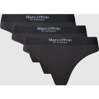 Marc O Polo String 3-pak - Black - X-Small
