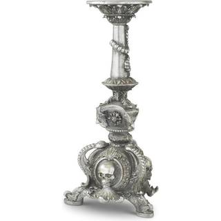 Altar Kerzenhalter mit Totenschädel & Fledermaus 52cm