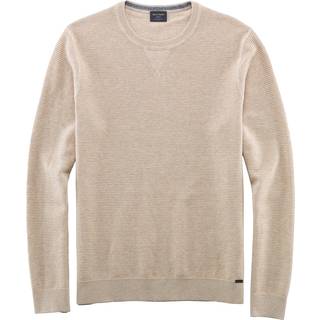 OLYMP Herren Pullover beige unifarben