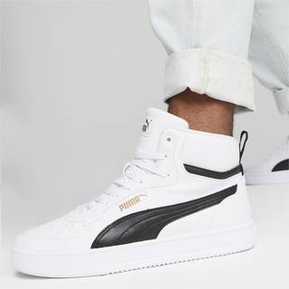 Puma Caven 2.0 Mid Sneakers, White, Size 44, Shoes - Gold - 44