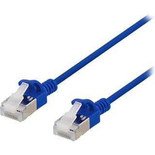 DELTACO Slim U/FTP LSZH 2m Blue