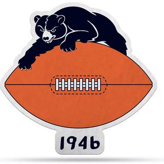 Rico Industries NFL Football Chicago Bears Retro Shape Cut Pennant - Indretning til hjemmet og stuen - Bld filt EZ til at hnge