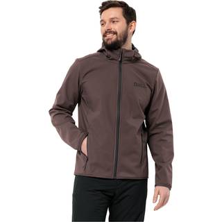 Jack Wolfskin Bornberg Hoody Softshelljakke Herrer størrelse XL farve brun