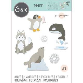 Thinlits Die Set Arctic Animals by Jennifer Ogborn