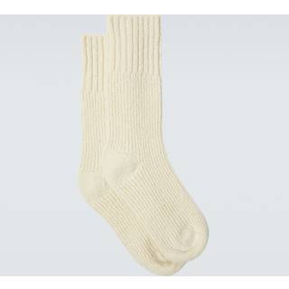 Jil Sander Wool and silk socks - white - S