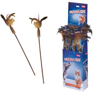 Katte legetøj pole: 42 cm, appr. 10 cm