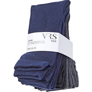 VRS børne 10-pak strømper str. 31/34 - multifarvet (På lager i butik)