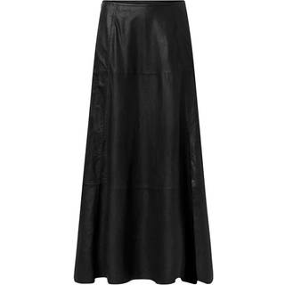 Dariana lang skindnederdel / 51008 - Black (Nero) - 38