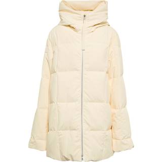 Jil Sander Quilted hooded coat - neutrals - L