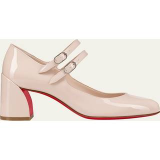 Christian Louboutin Miss Jane patent leather pumps - white - EU 42
