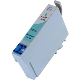 Kompatibel med T0795 Blækpatron lys cyan til Epson