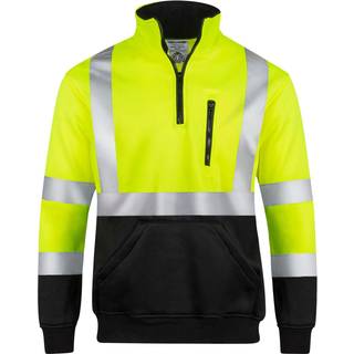 JORESTECH PULLOVER H?J SIGTIBILITET 1/4 lynl?s 100% polyester ANSI Yellow