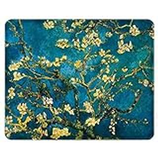 Bosobo Mouse Pad Art Design Blossoming Almond Tree Mouse Mat Anti Slip Floral Mousepad til desktop computer PC og laptops Tilpasset musepude til
